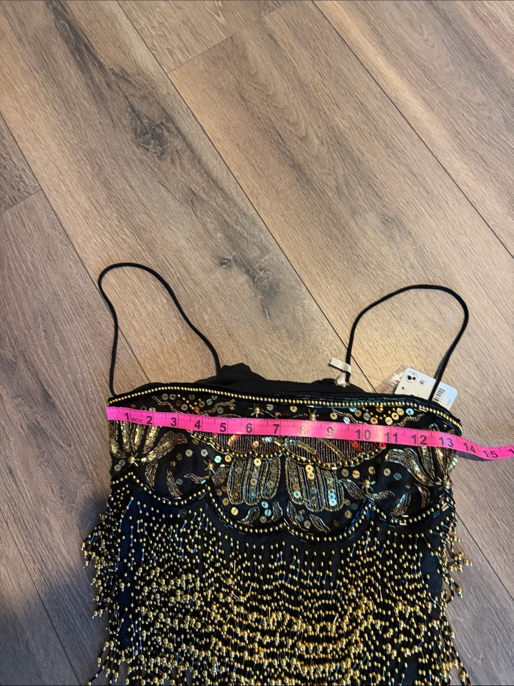 Free People Night Moves Fringe Top- size Small - Picture 5 of 7